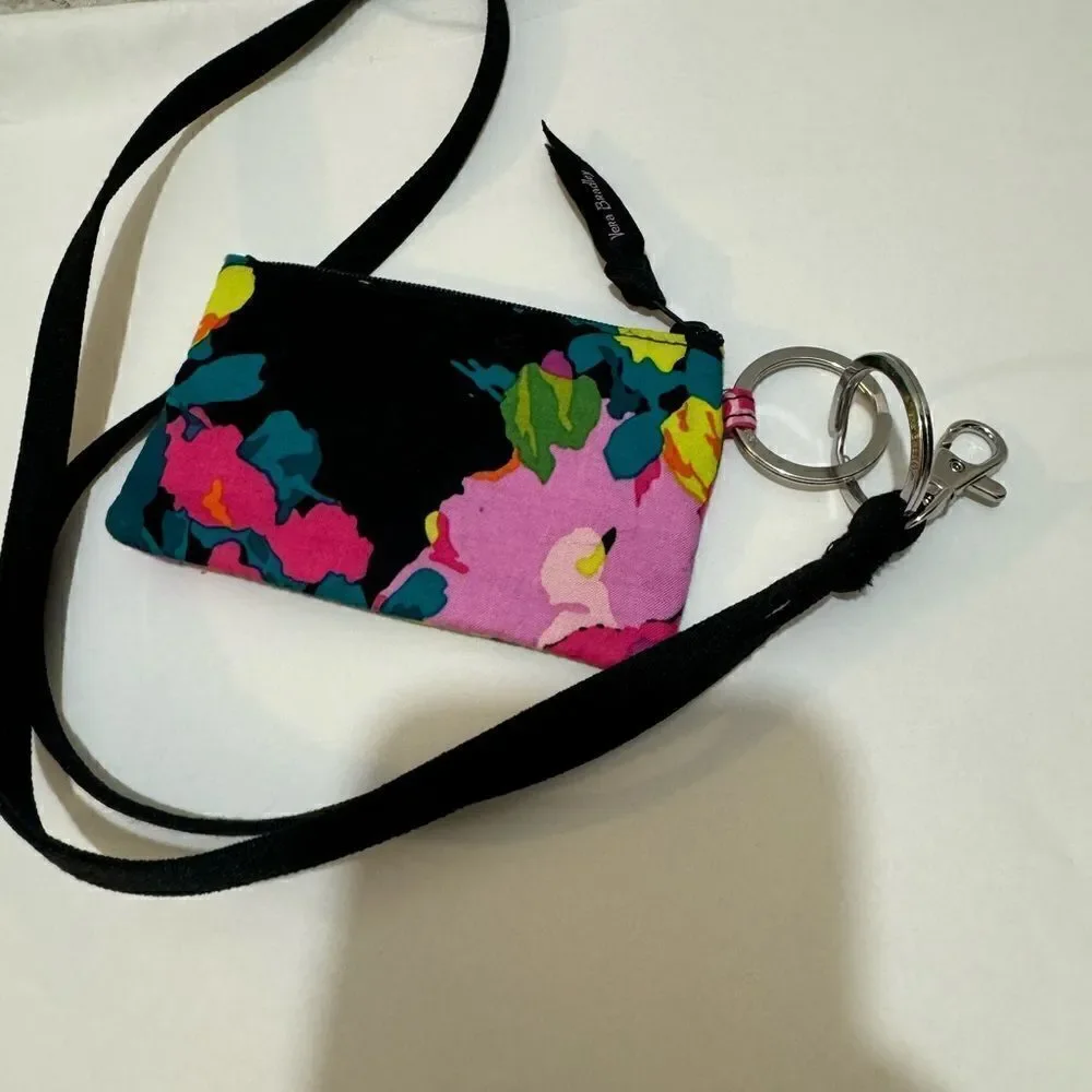 vera zipper ID black. Floral 5” - Picture 4 of 7